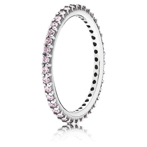Forever Stackable Ring Pink CZ