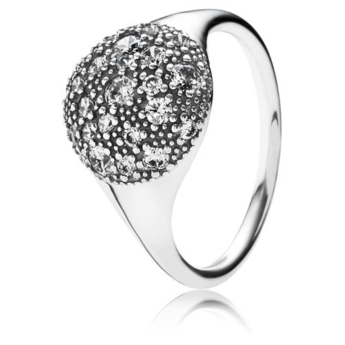 Cosmic Stars Ring, Clear CZ