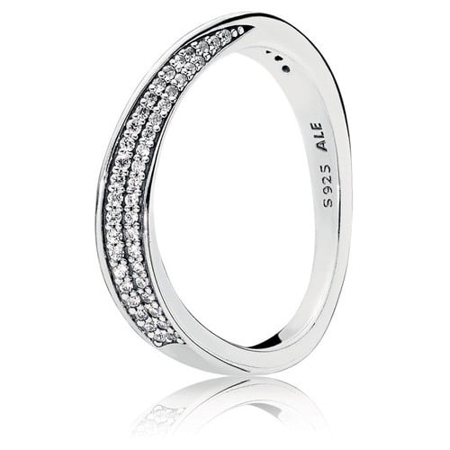 Elegant Waves Ring