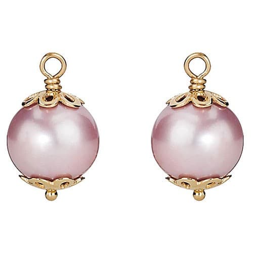 Pandora Charm 14K Lilac Pearl Flower 250412PLP 25412PLP — photo 1 of 1