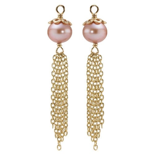 Gold pendant, pearl
