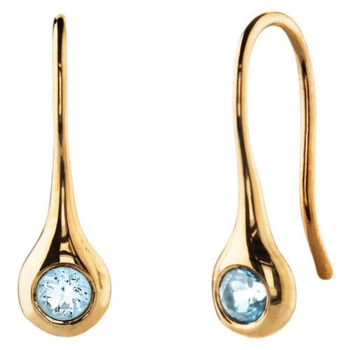 Pandora 18K Gold Earrings with Topaz 27108TPA 27108TPA / 270108TPA — foto 1 de 1