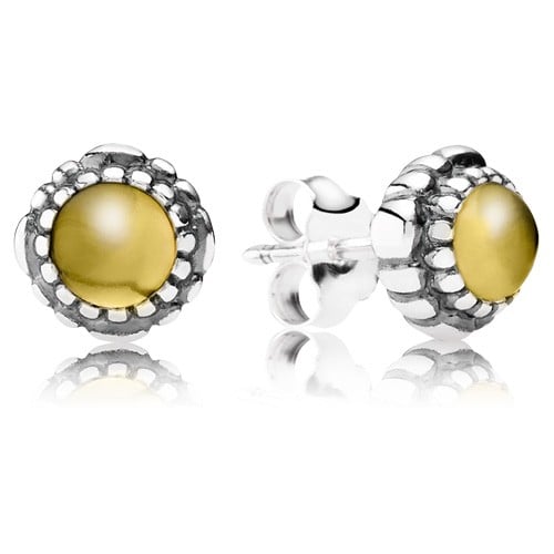Citrine Bloom Earring Studs