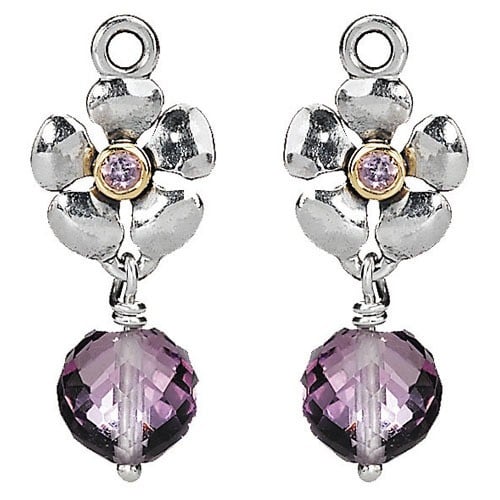 Charm Amethyst Posey w/ 14K