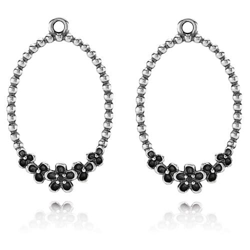 Pandora Large Vintage Flowers Pendant Earrings 290663CZK 290663 — Foto 1 von 1