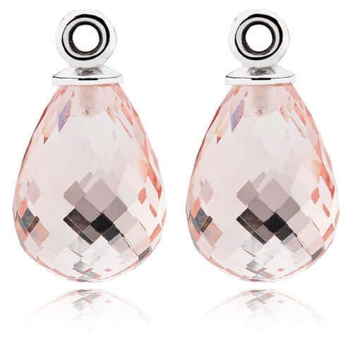 Pink Murano Fascinating Beauty Earring Charm