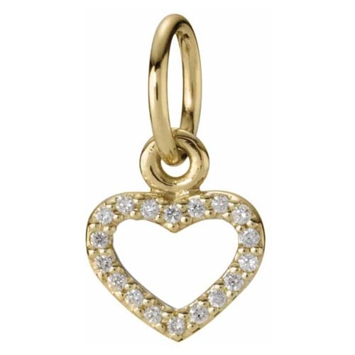 Be My Valentine Pendant Diamond and 14K Gold