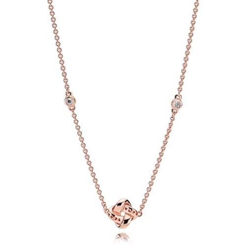 Radiant Love Knot Necklace