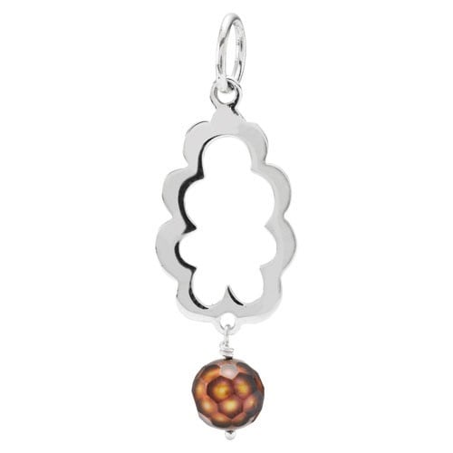 Silver Pendant with Pearl