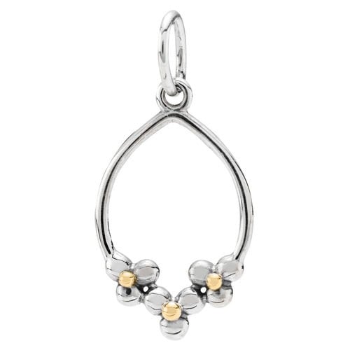 Silver Pendant, 14K