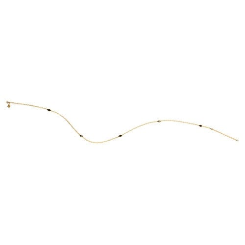 18K Gold Mixed Chain, 4 Pods, 0.06 ct