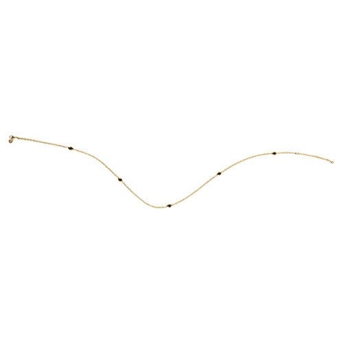 18K Gold Chain with Spinel, 4 Pods