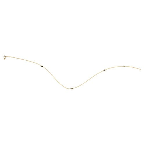 18K Gold Mixed Chain, 3 Pods, 0.03 ct