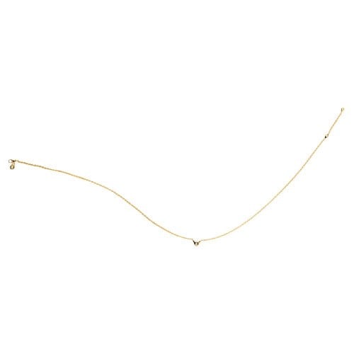 18K Gold Chain, 1 Pod, 0.05 ct