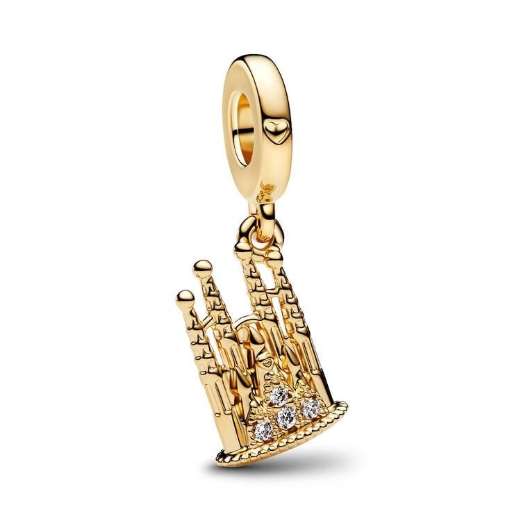 Golden Sagrada Familia Dangle Charm