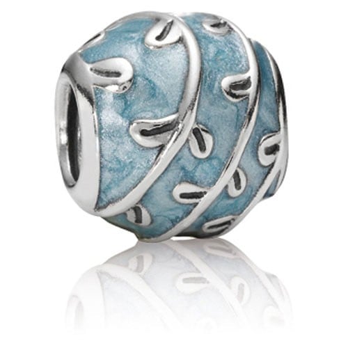 Bead Vines Light Blue Enamel