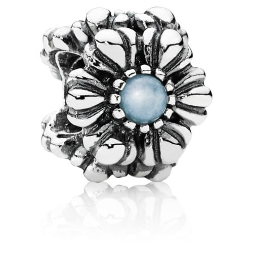 March Birthstone Charm