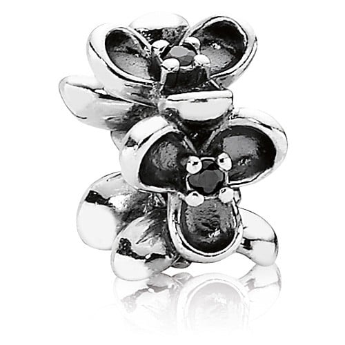 Spacer Wanda's Garden I w/Black Zirconia