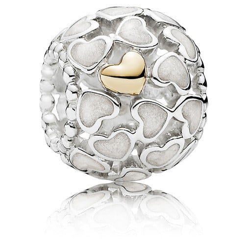 Abundance of Love Charm with White Enamel