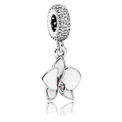 Pandora White Orchid Dangle Charm 791554EN12 791554 — photo 1 of 1