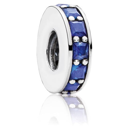 Eternity Spacer with Royal-Blue Crystal