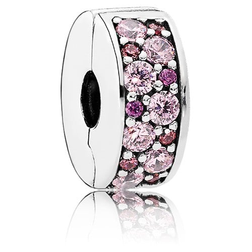 Shining Elegance Clip with Pink Mosaic