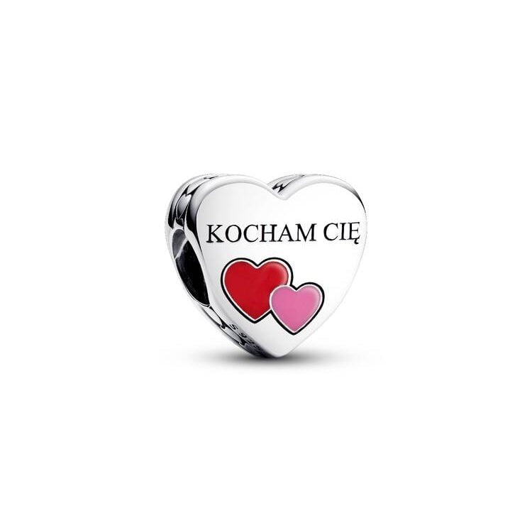 Poland "I Love You" Heart Charm