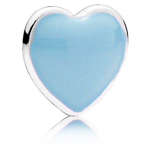 Blue Heart Locket Charm