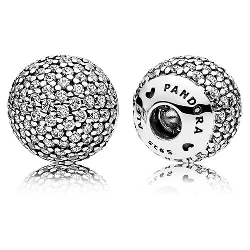 Clear Pave Open Bangle End Caps