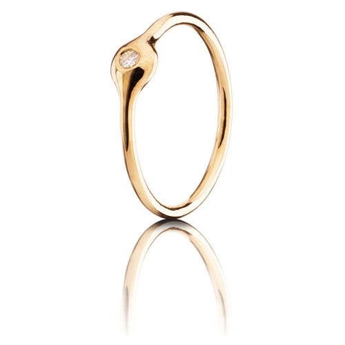LovePods 18K Gold 1-Pod Ring 0.03 ct