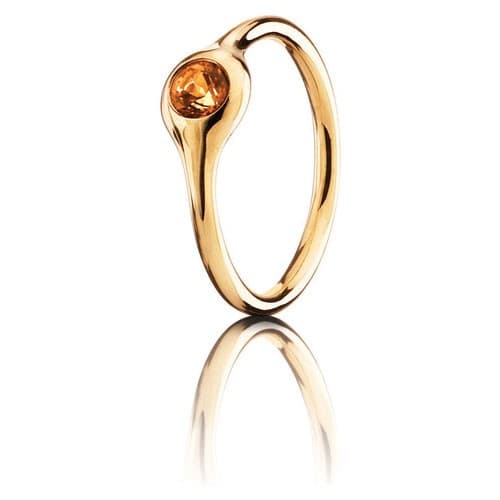 Pandora LovePods 18K Gold 1-Pod Ring, Citrine 970103CIG 970103 — foto 1 di 1