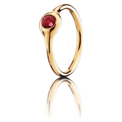 LovePods 18K Gold 1-Pod Ring, Topaz