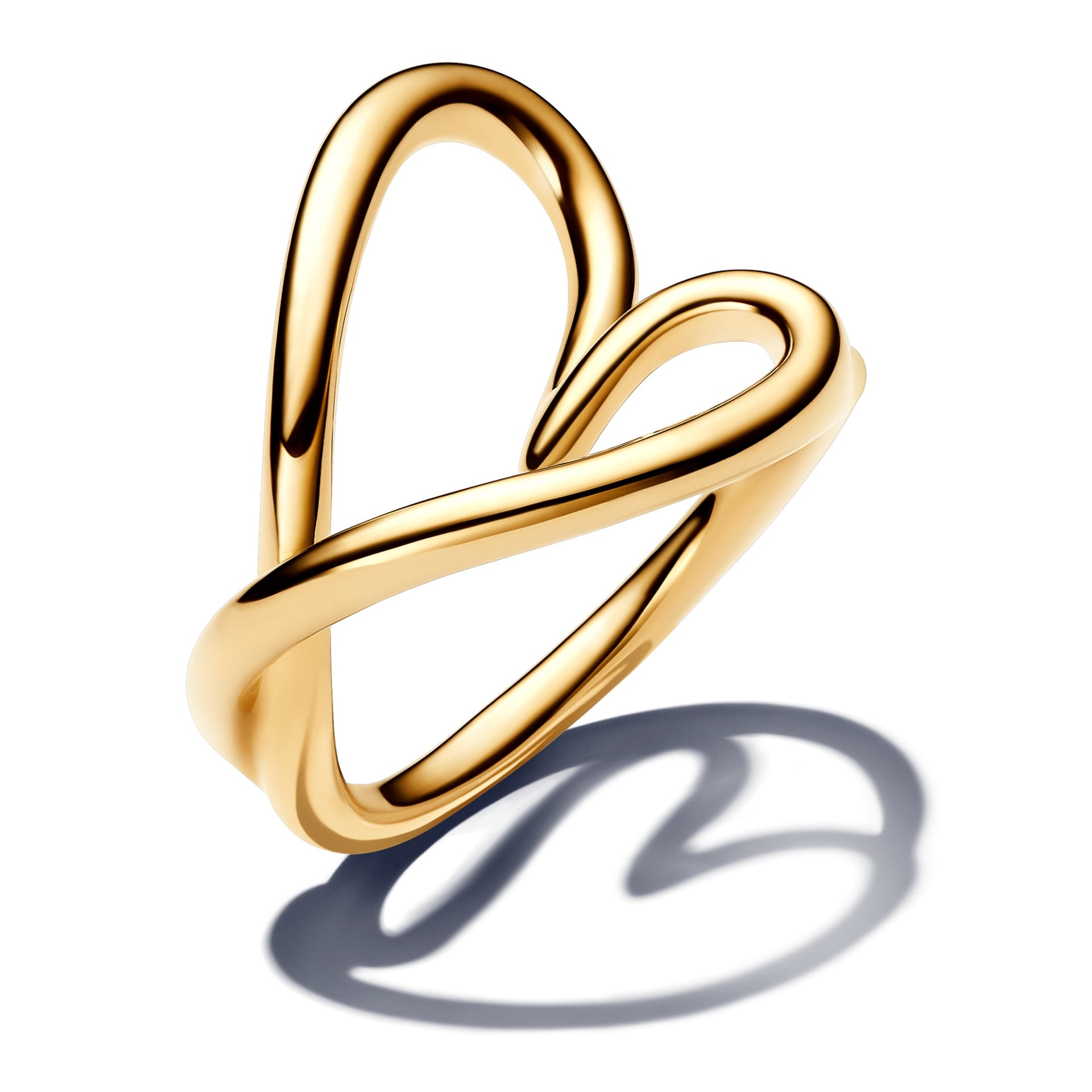 Organic-Shaped Heart Ring