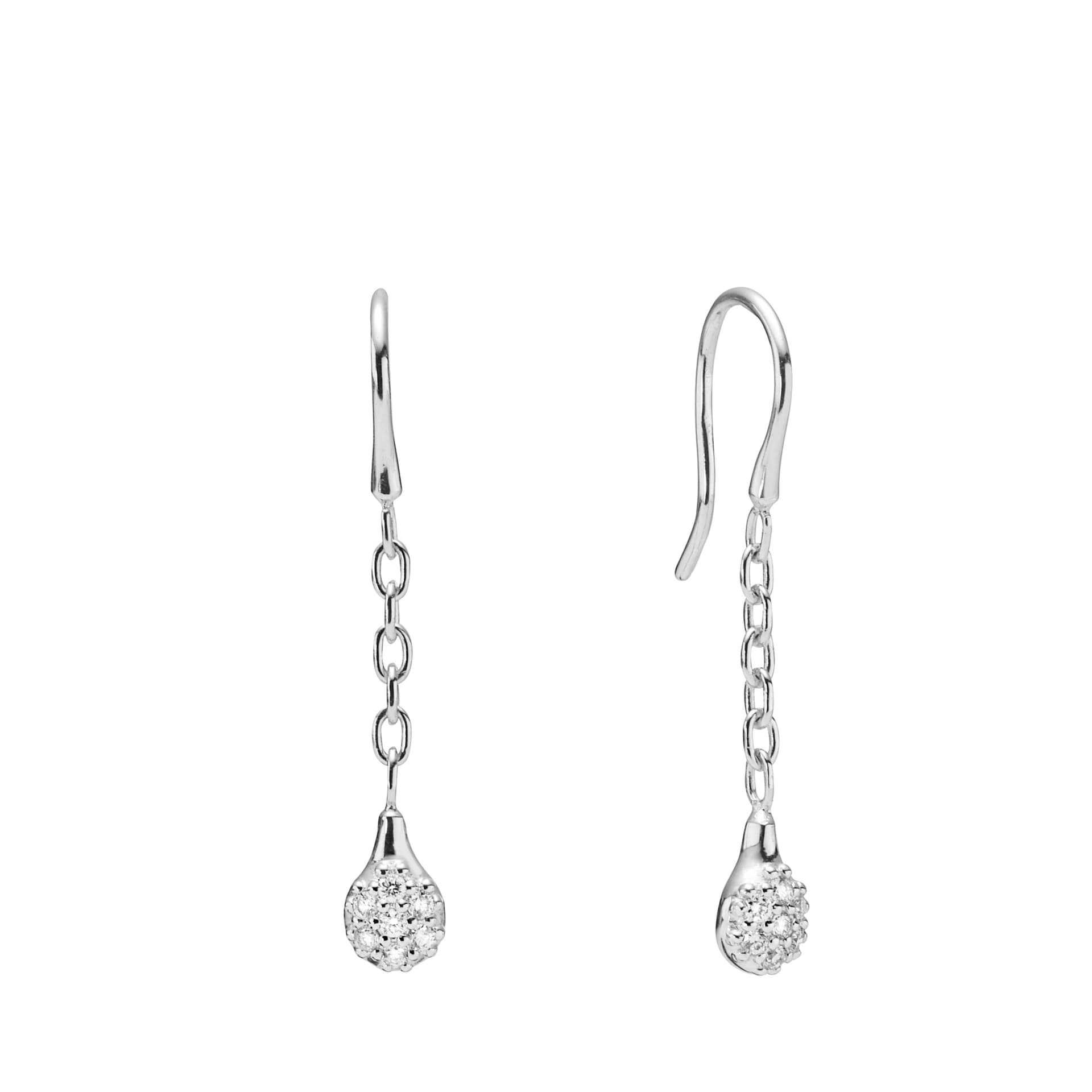Pandora Earring, white gold diamond 0.14 ct 27110WD15 27110WD15 / 270110WD15 — Foto 1 von 1