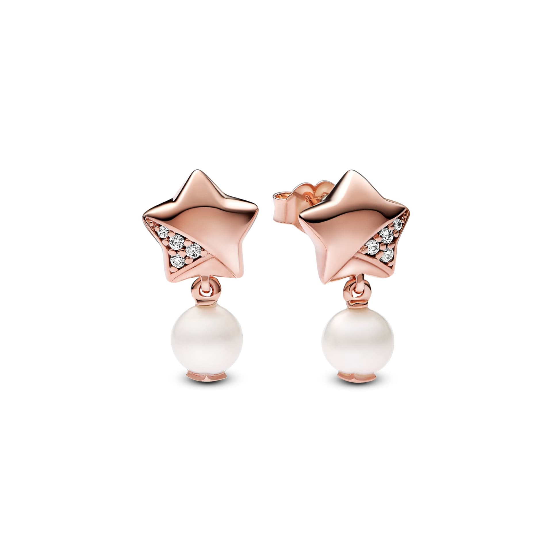 Pandora Lucky Star Treated Freshwater Cultured Pearl Drop Earrings 282488C01 282488 — Foto 1 von 1