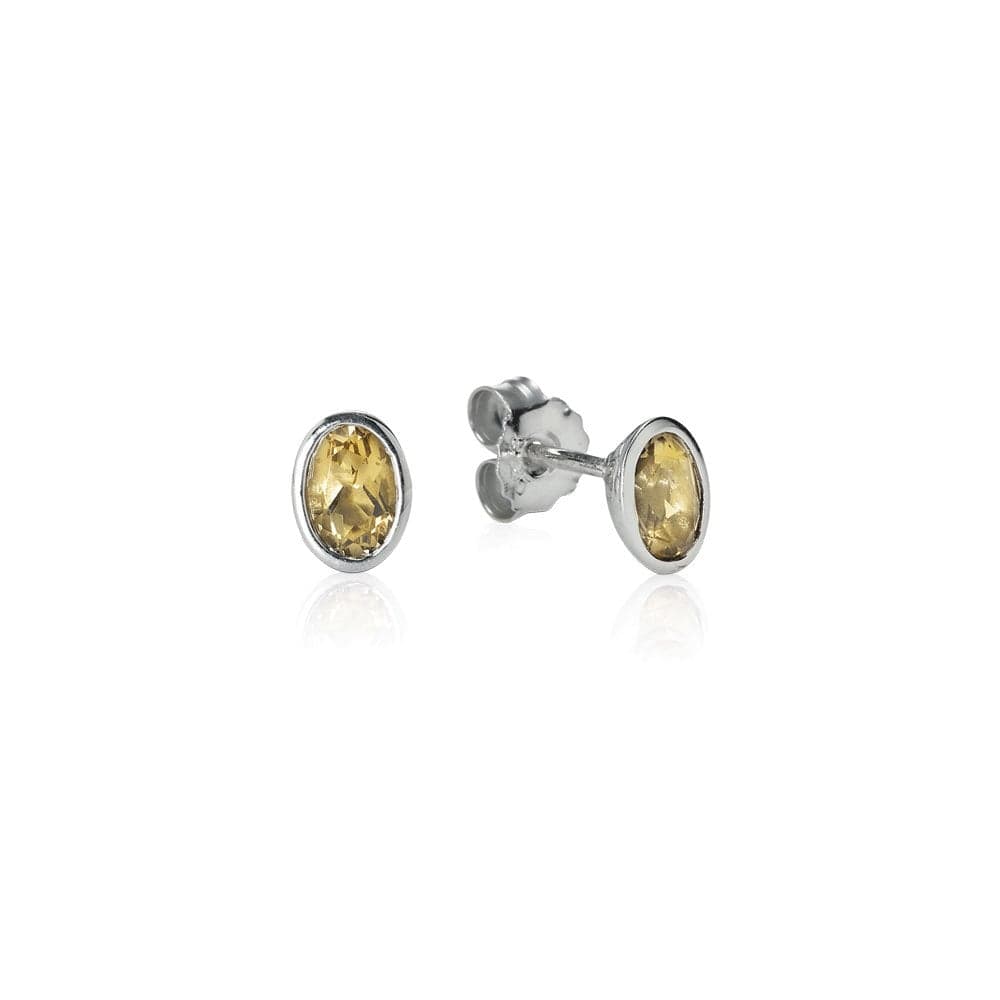 Pandora Silver Earrings, Beer Quartz 29156BQ 29156BQ / 290156BQ — Foto 1 von 1