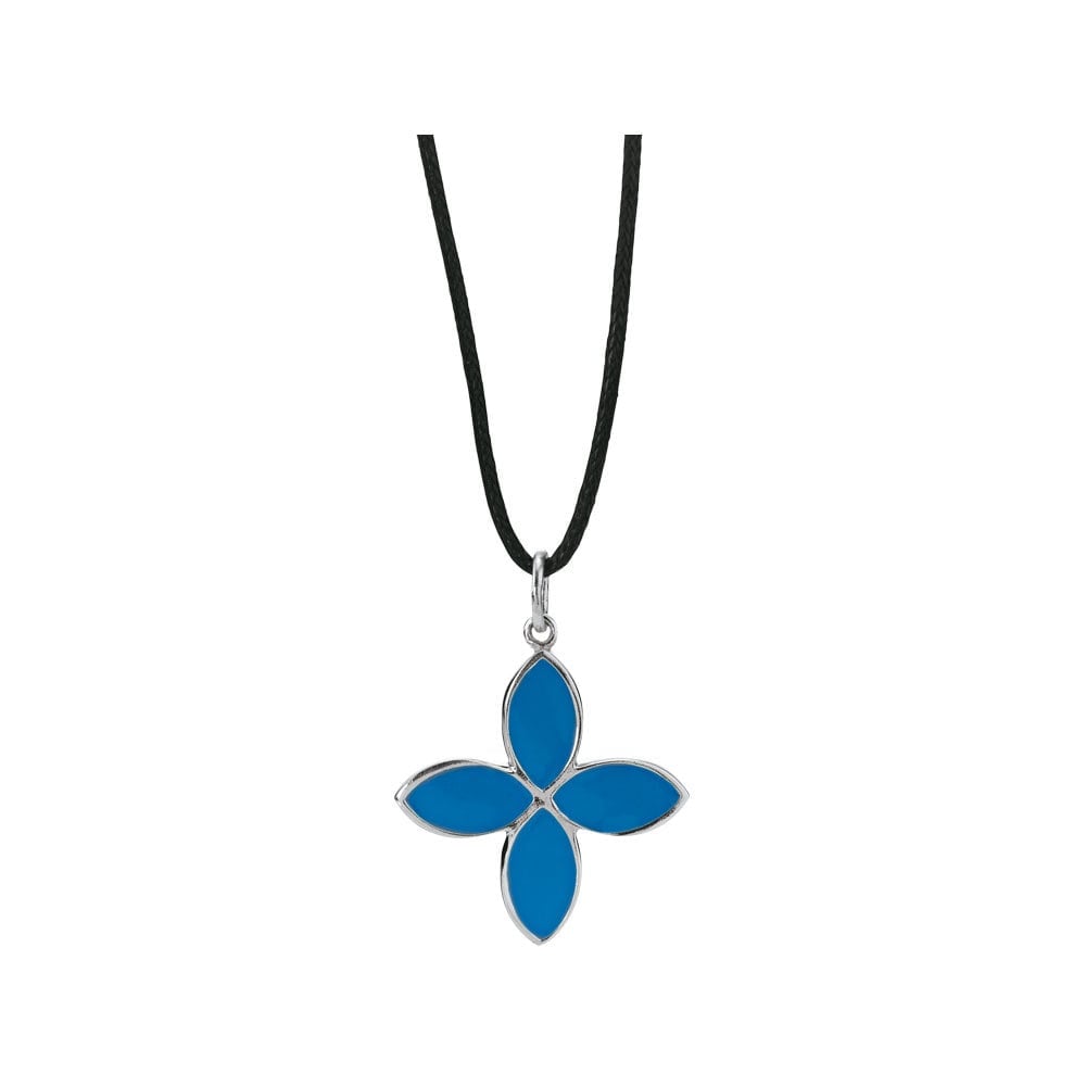 Sterling Silver Pendant with Enamel