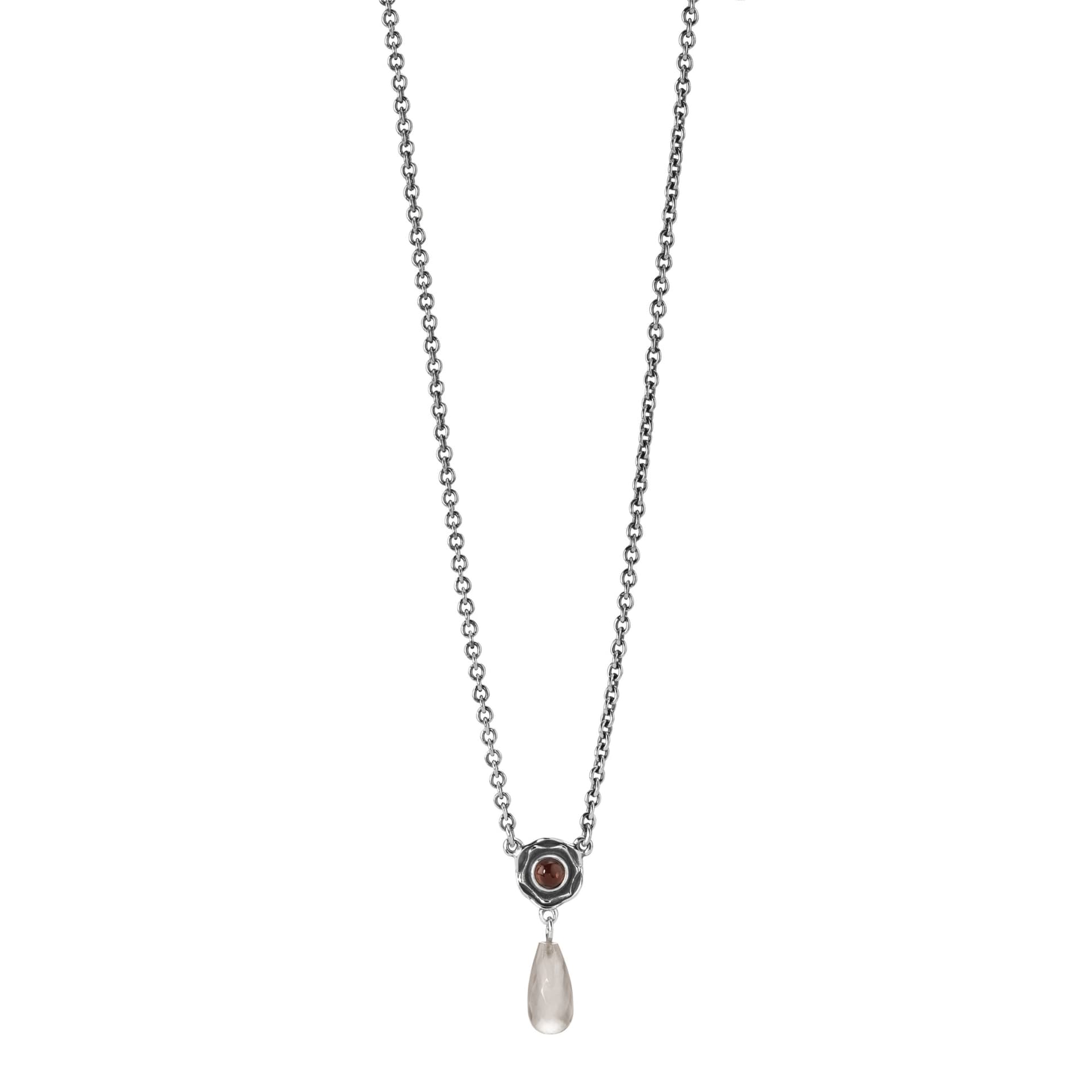 Pandora Silver Chain with Quartz and Garnet 39204GR45 39204GR45 / 390204GR45 — Foto 1 von 1