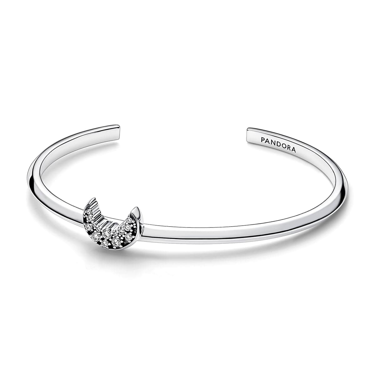 Pandora Sparkling Crescent Moon Open Bangle 592789C01 592789 — Foto 1 von 1