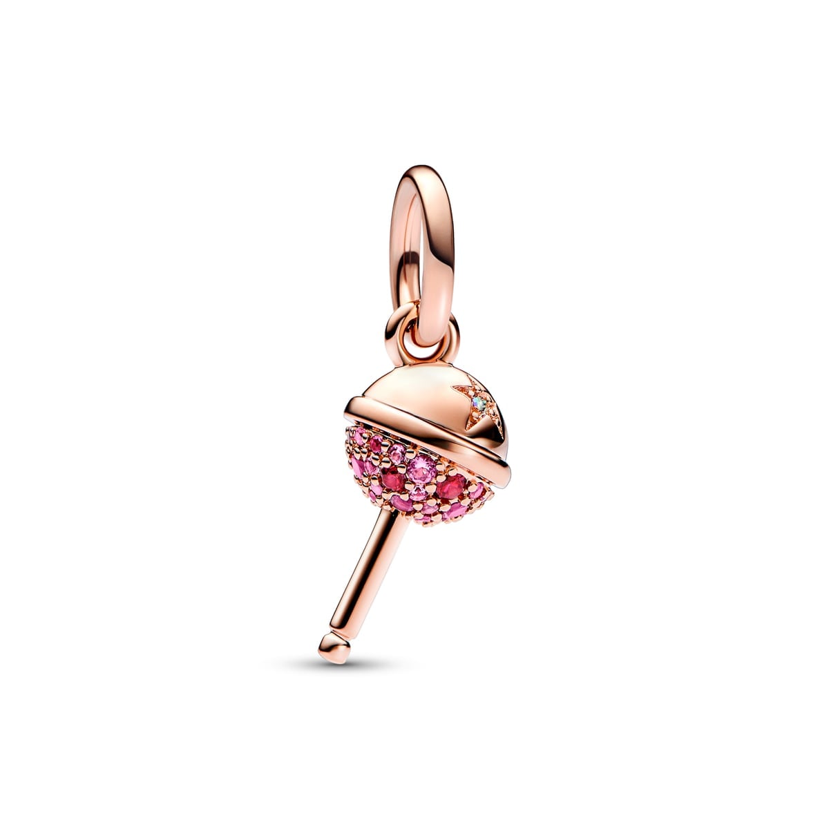 Sparkling Candy Lollipop Dangle Charm