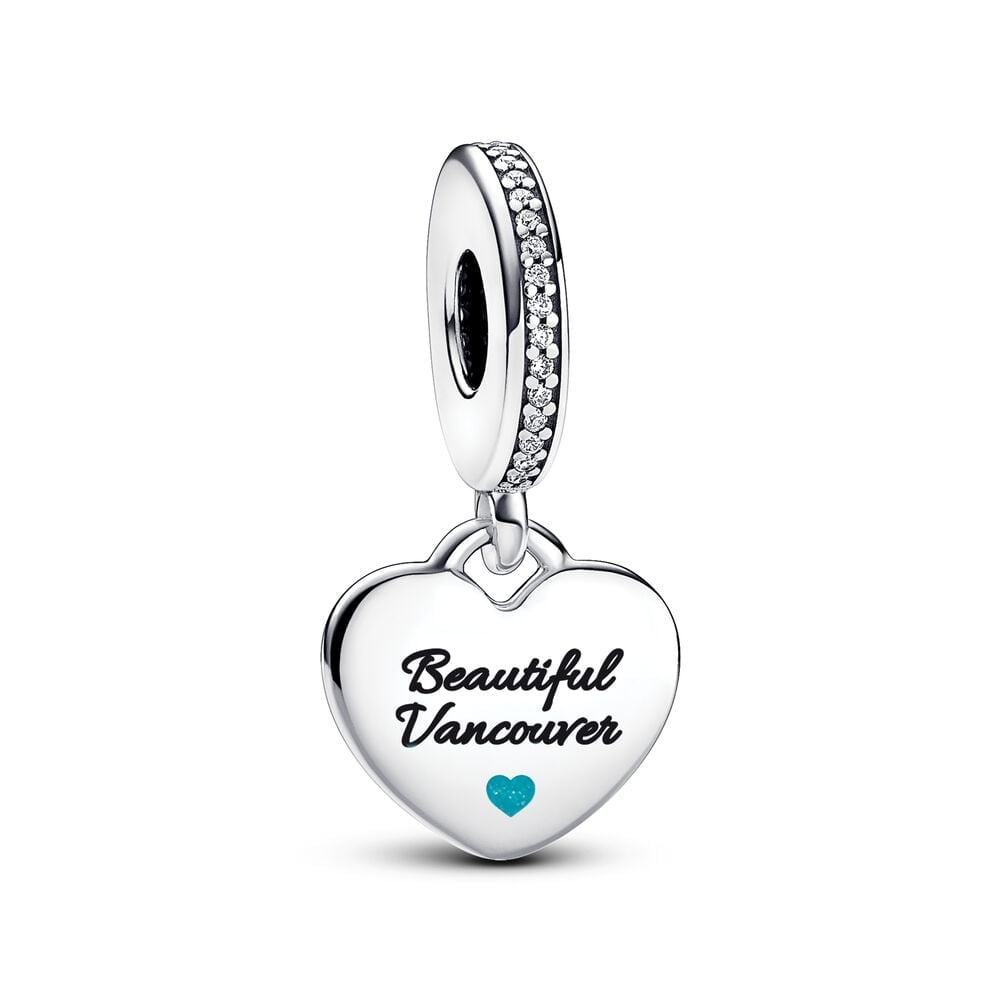 Vancouver Boat Heart Dangle Charm