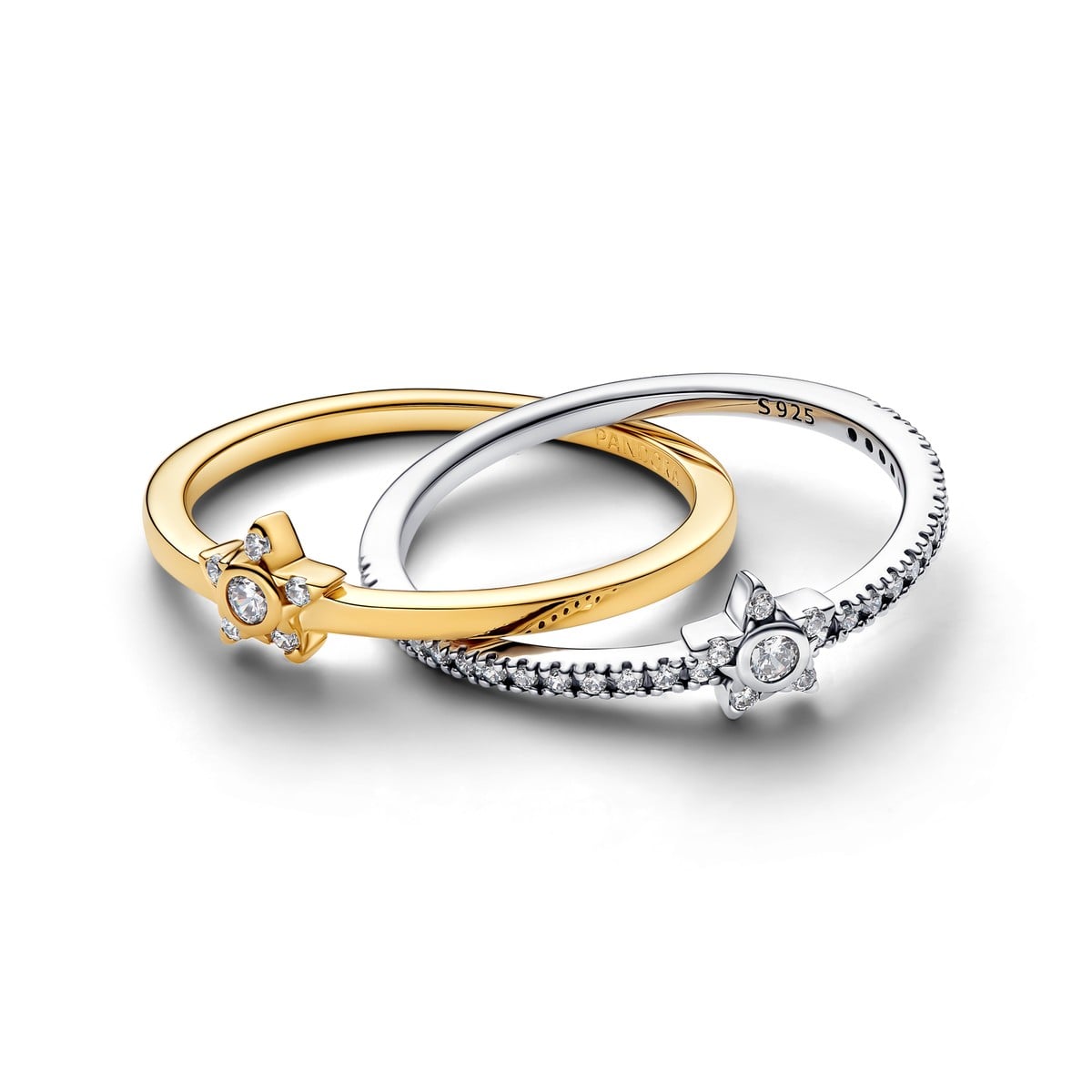 Sparkling Stella Crossover Ring