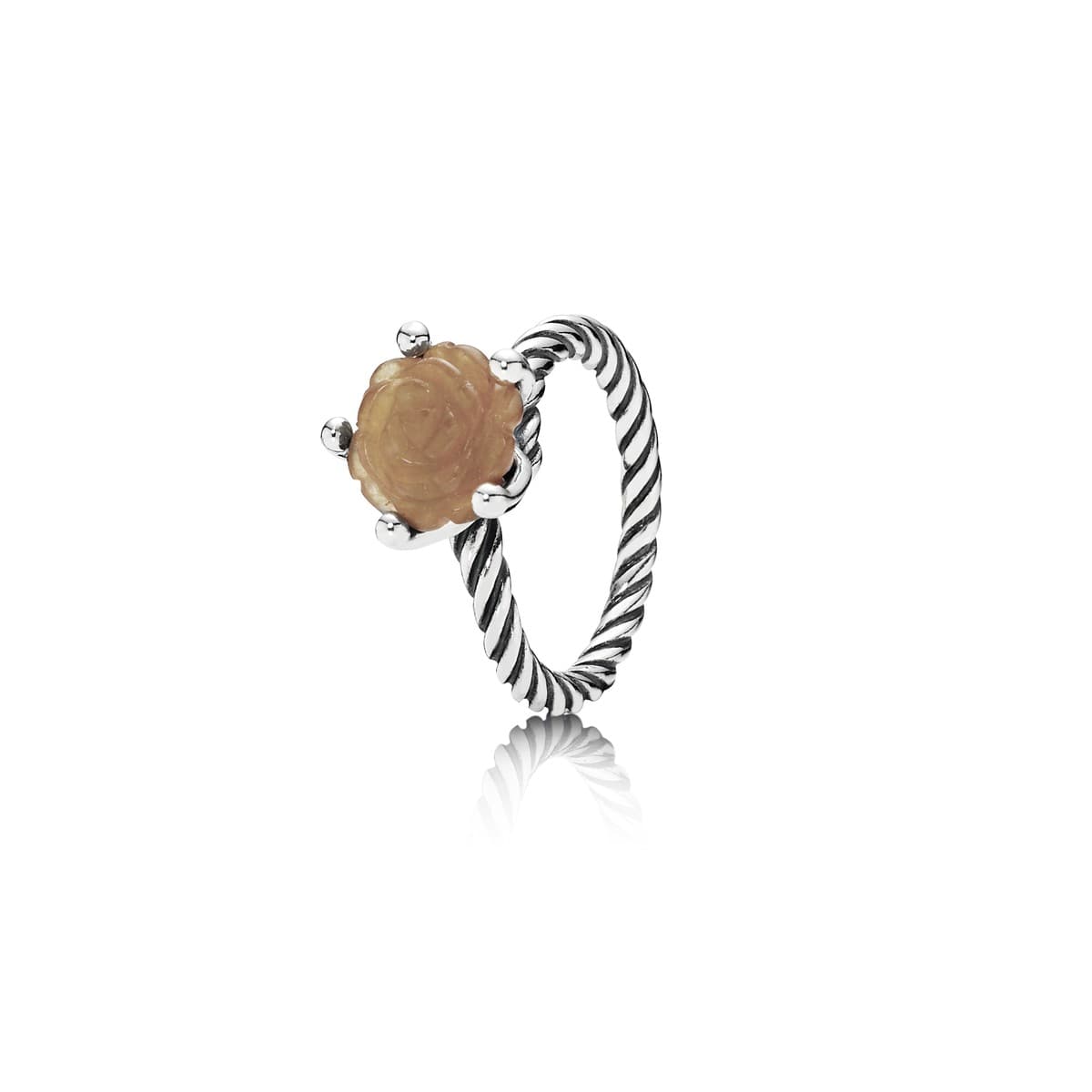 Pandora Ring Rose w/Red Aventurine 190843RA 190843 — Foto 1 von 1