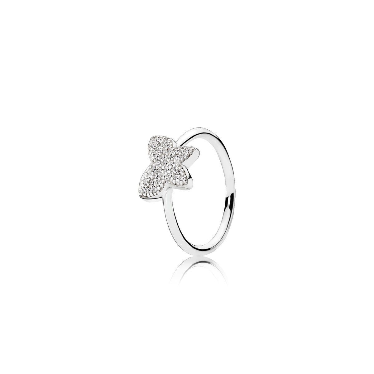 Sparkling Butterfly Ring