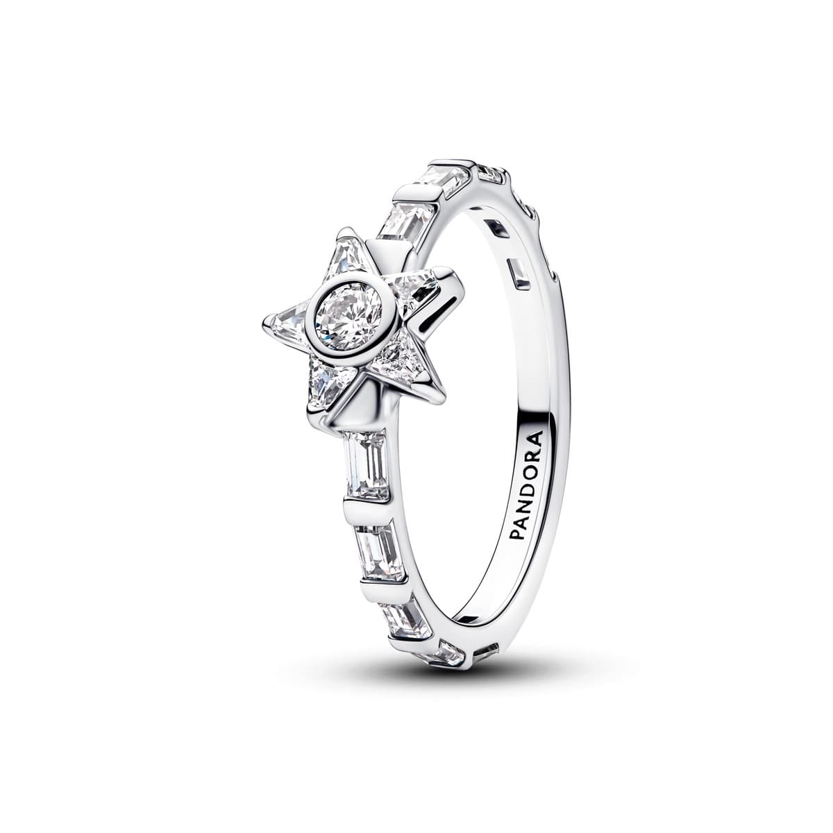 Pandora Sparkling Stella Baguette Ring 195072C01 195072 — Foto 1 von 2