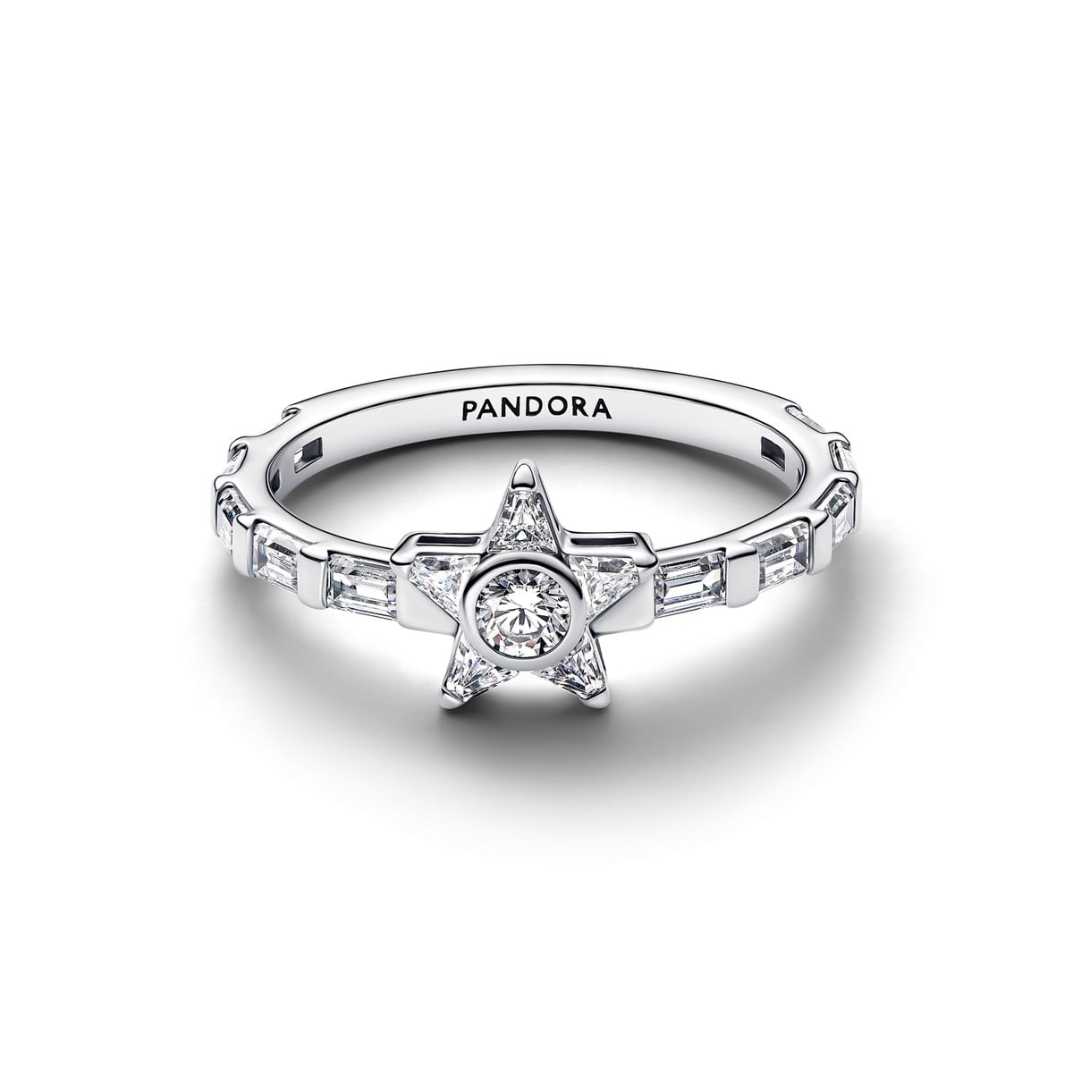 Sparkling Stella Baguette Ring