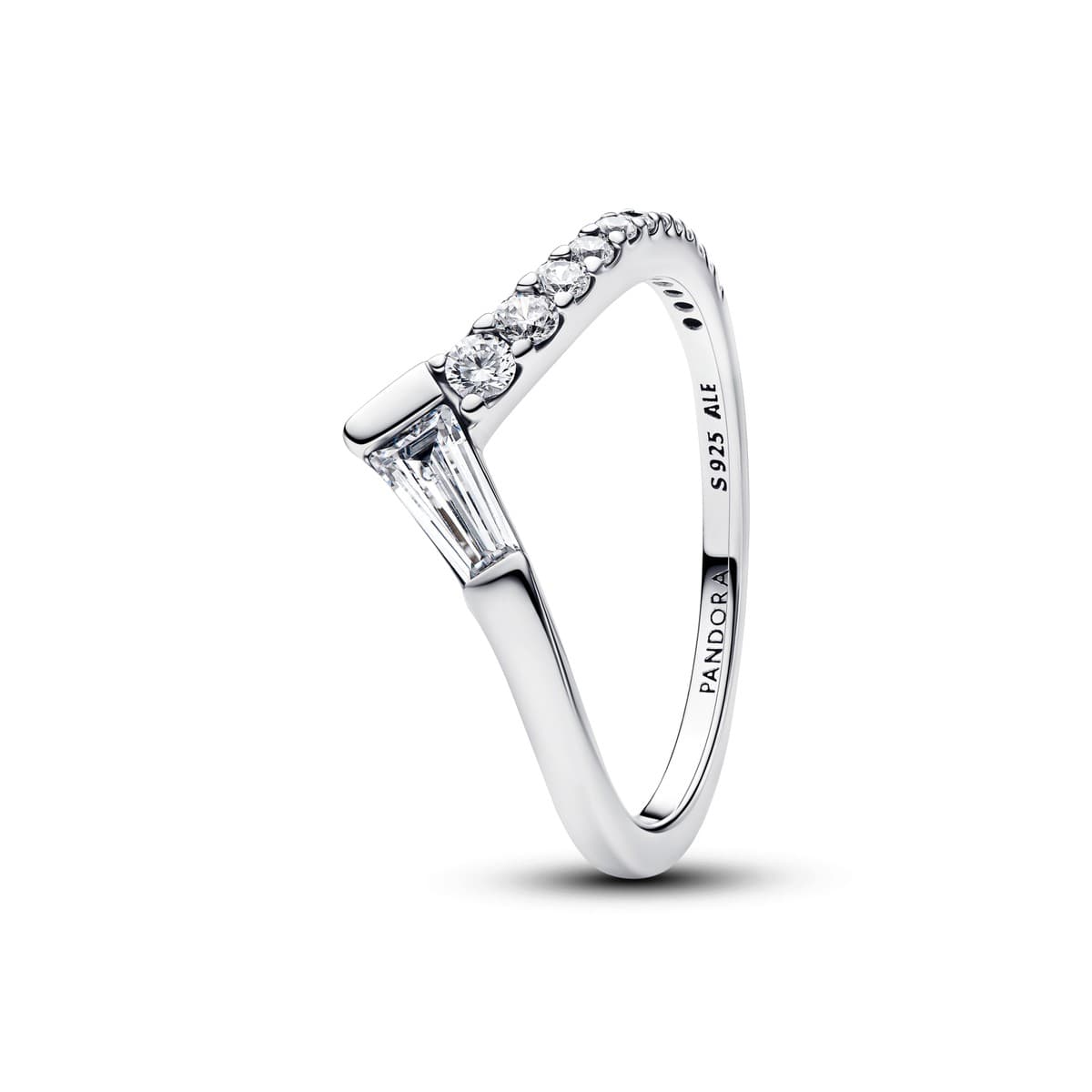 Pandora Tiara Baguette Pavé Band Ring 195085C01 195085 — Foto 1 von 2