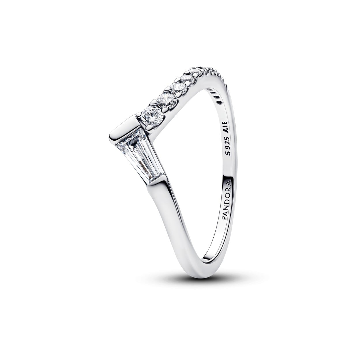 Pavé Baguette Tiara Band Ring