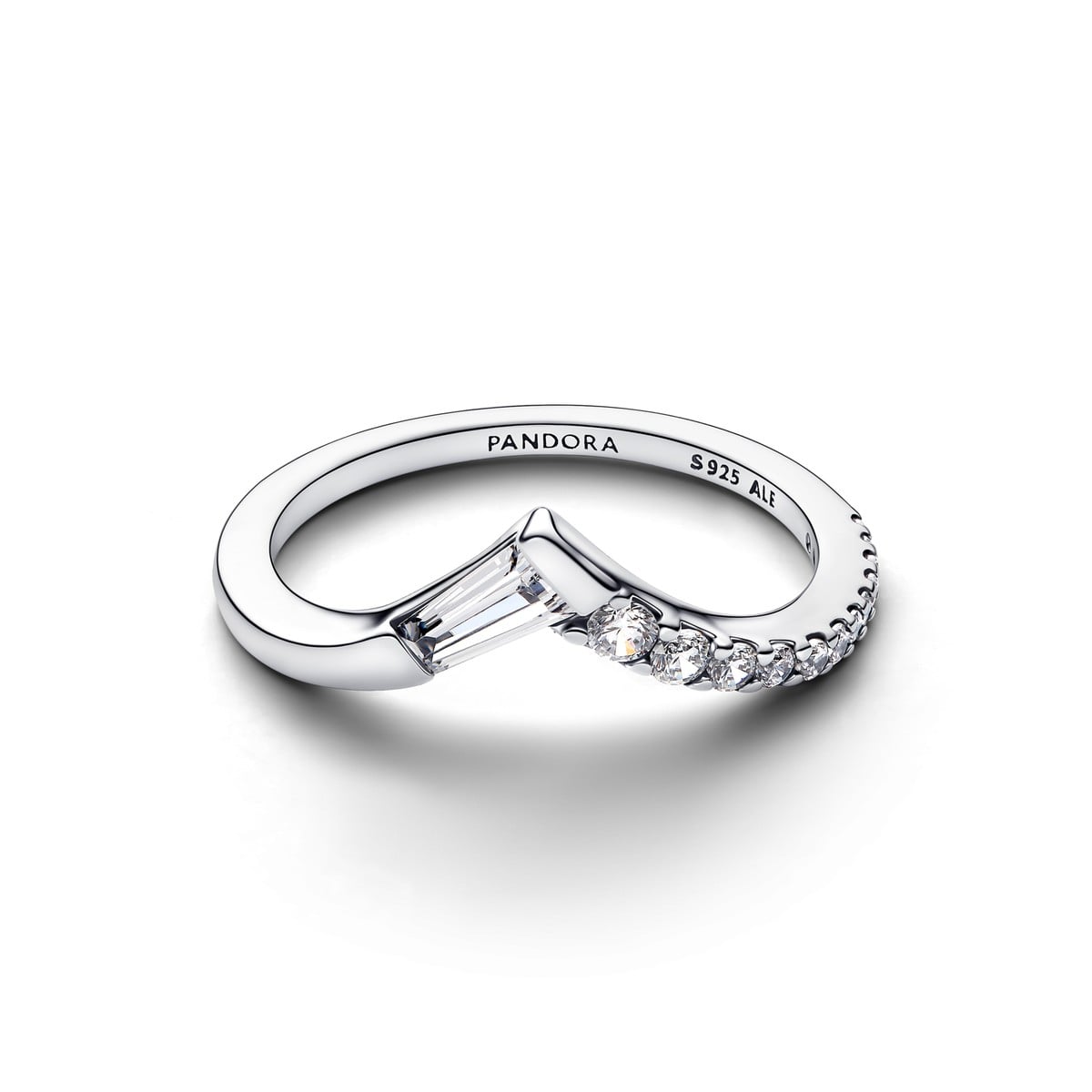 Tiara Baguette Pavé Band Ring