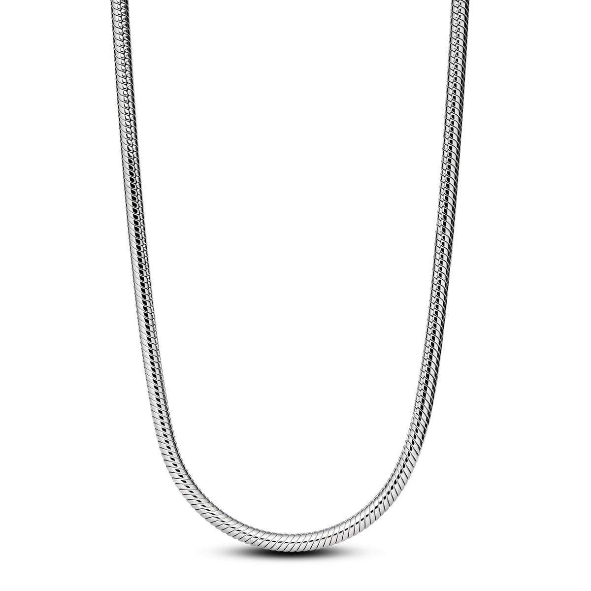 Pandora Moments Snake Chain Necklace, Platinum Plated